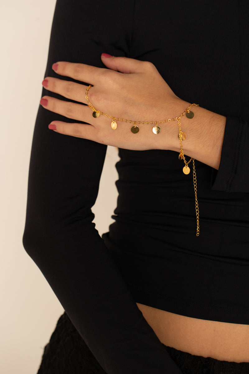 Hand Chain Medalhas - HandChain Lucky Bijoux