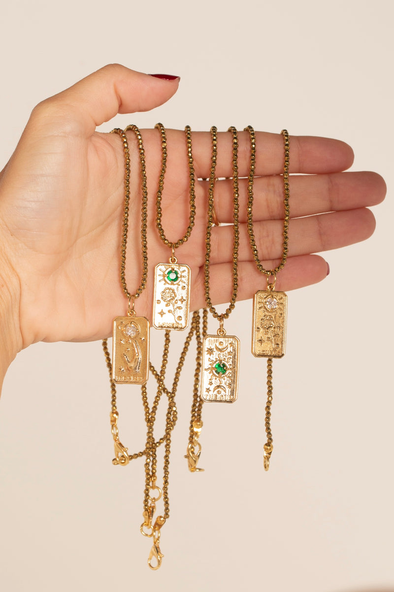 Colar Tarot - Hematitas