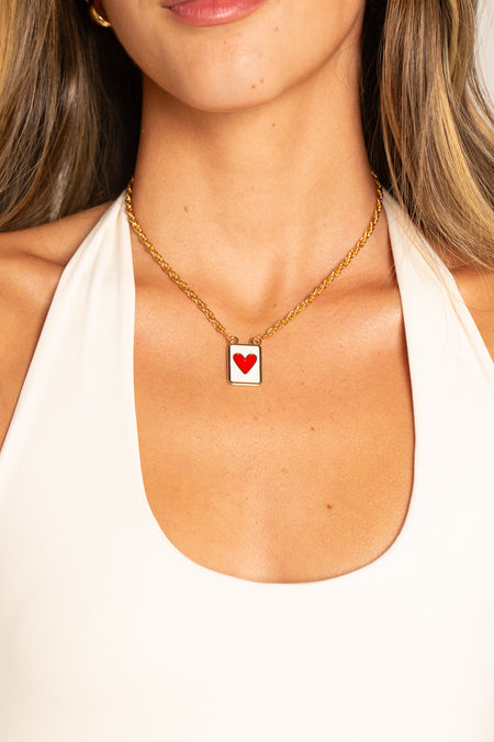 Colar queen of hearts