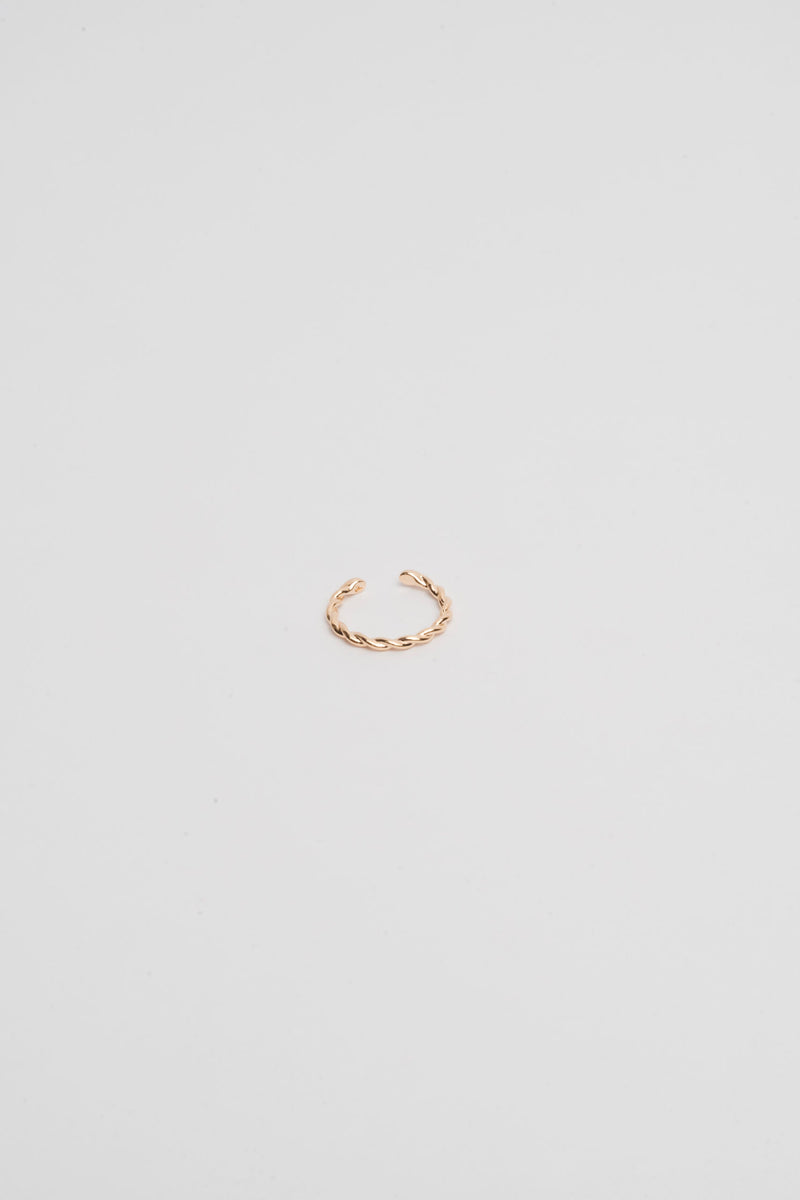 Anel Torcidinho Regulável - Anel Dourado Lucky Bijoux