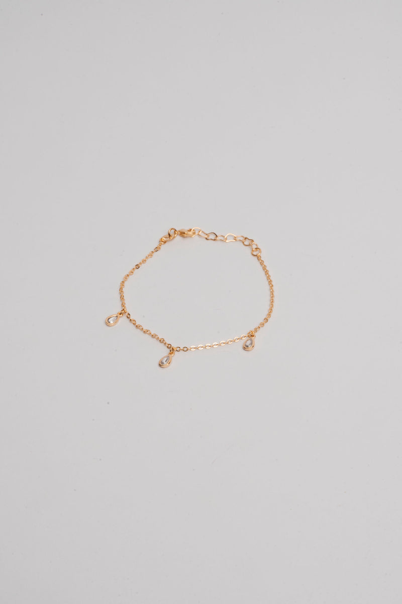 Pulseira Gotas Jade - Pulseira Ouro 18k Lucky Bijoux