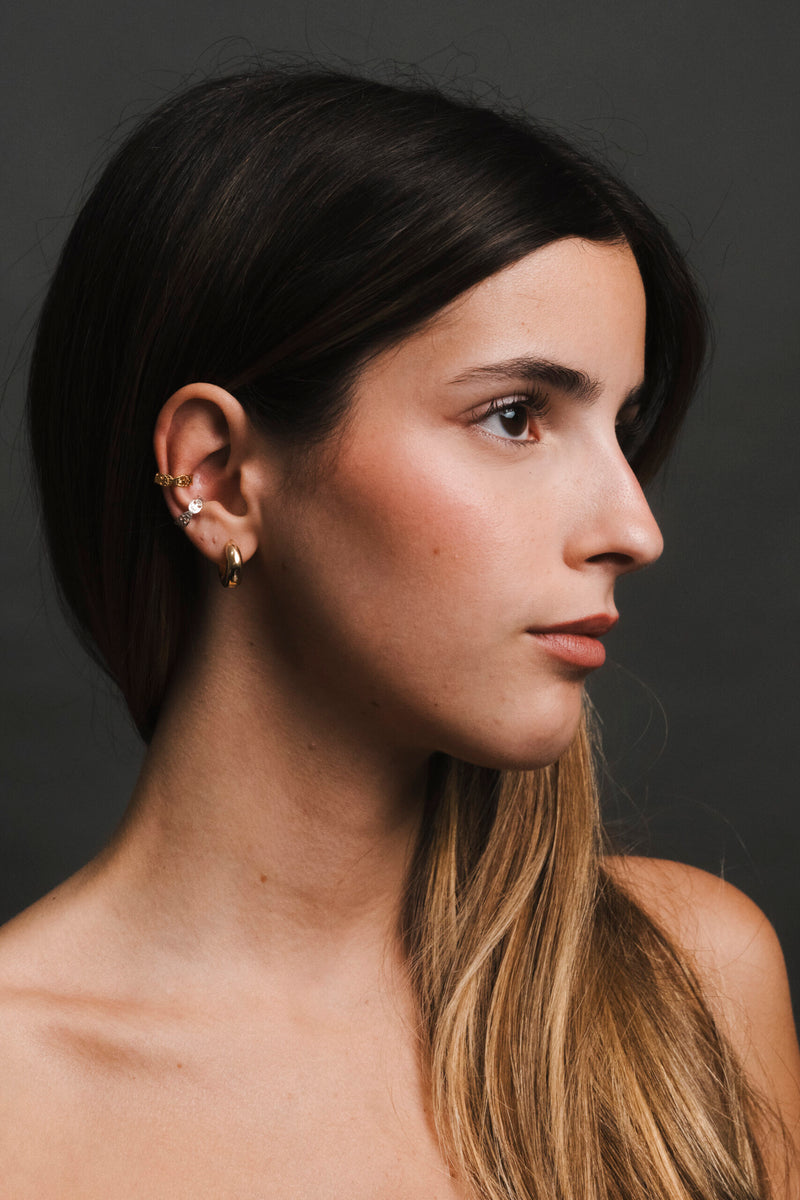 Piercings Caveiras - Piercing Dourado Lucky Bijoux