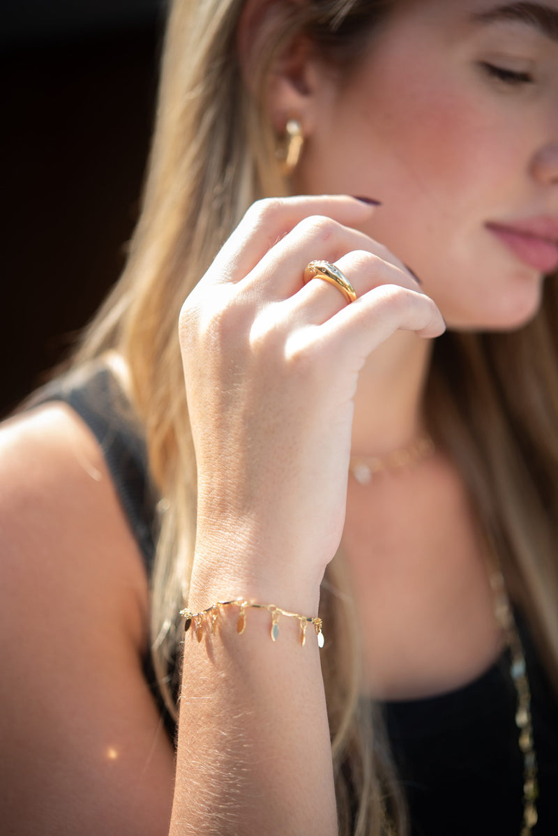 Pulseira Spikes - Pulseira Ouro 18k Lucky Bijoux