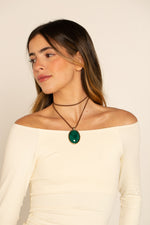 Colar Dali Verde no Courinho - Lucky Bijoux