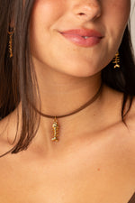 Mix Fishbone - Argola Dourada Lucky Bijoux