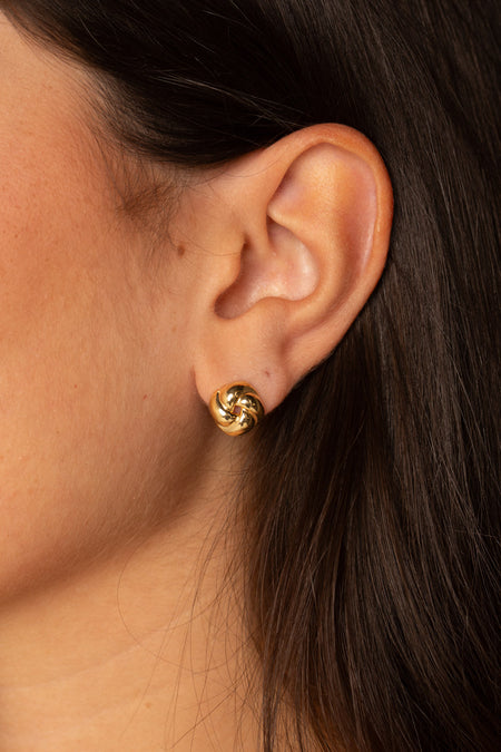 Conjunto Mini Croissant - Argola Dourada Lucky Bijoux