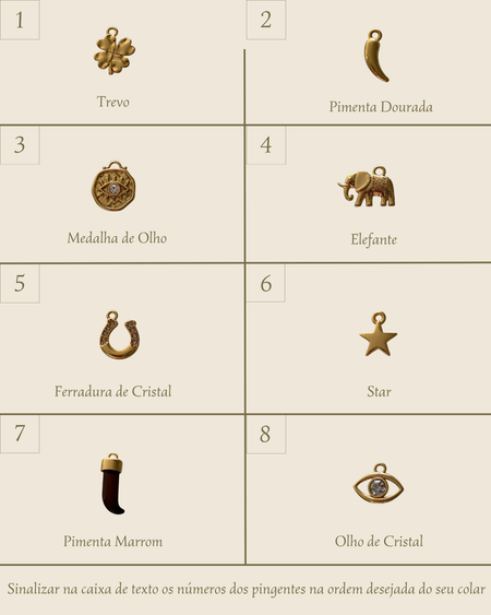 Colar Lucky Charms | Monte o Seu Personalizado