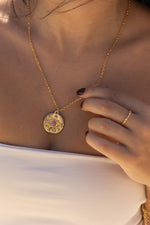 Colar Mystic Eye - Colar Dourado Lucky Bijoux