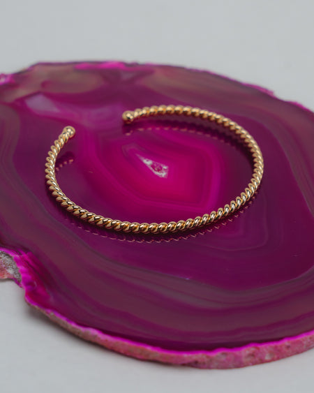 Bracelete Trançado - Bracelete Dourado Lucky Bijoux