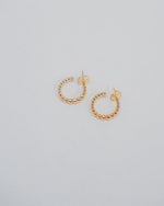 Argola Bolinhas - Argola Dourada Lucky Bijoux