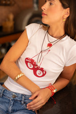 Bracelete Croissant P - Bracelete Dourado Lucky Bijoux