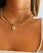 Choker Búzios - Colar Dourado Lucky Bijoux