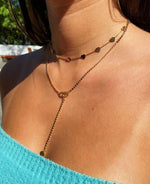 Choker Corações - Colar Dourado Lucky Bijoux