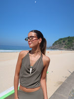 Colar Fio Baiano Dente G - Colar Dourado Lucky Bijoux