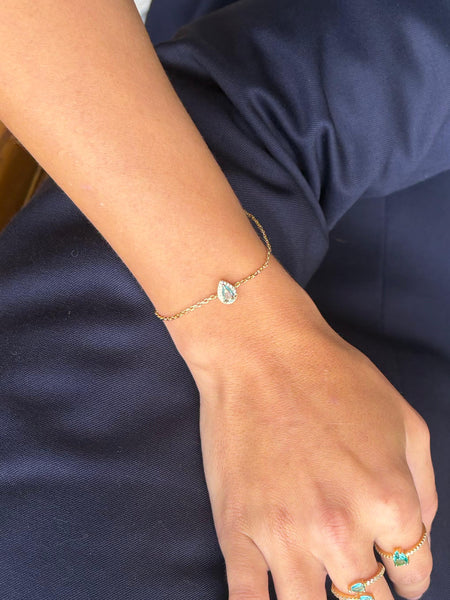 Pulseira Gota Azul