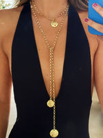 Colares Stella - Colar Dourado Lucky Bijoux