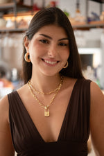 Argola Basic G - Argola Dourada Lucky Bijoux