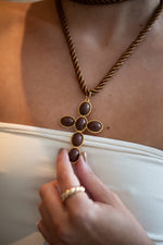 Colar Brown Cross - Lucky Bijoux