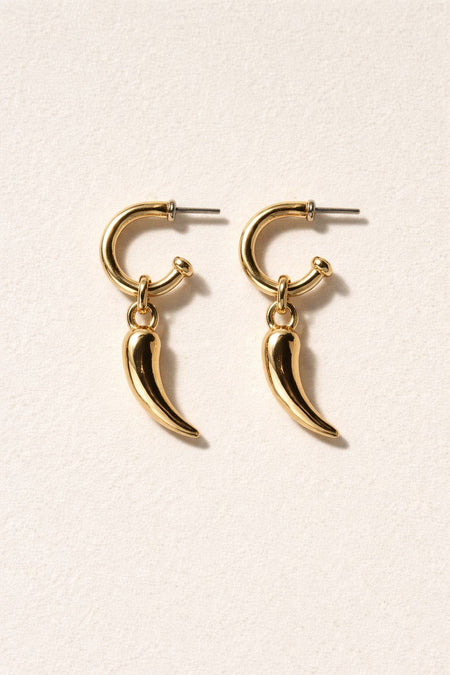 Argola Pepper - Argola Dourada Lucky Bijoux