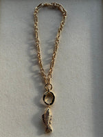 Colar Goldfish - Colar Dourado Lucky Bijoux