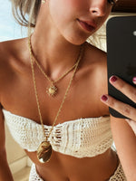 Colar SUN - Colar Dourado Lucky Bijoux