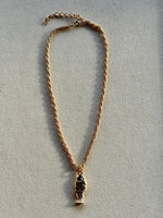 Colar Peixe Escama - Colar Dourado Lucky Bijoux